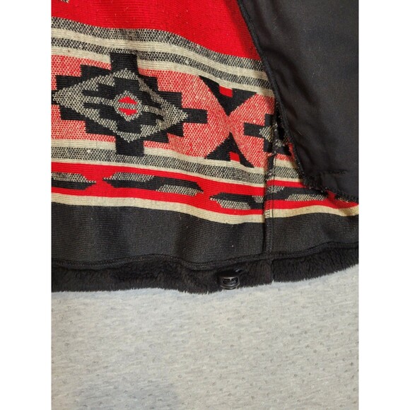 Vintage 90s Fleece Jacket Womens 2XL Native Southwestern Buffalo - Picture 11 of 12